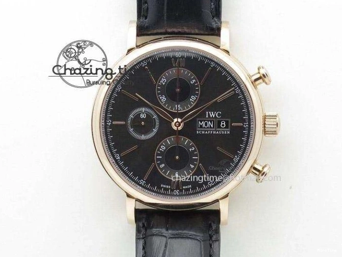 MIROTIME 0226 Big Pilot Real PR 2016 IW500917 RG ZF Best Edition Gray Dial On Brown Leather Strap A Modern 7290